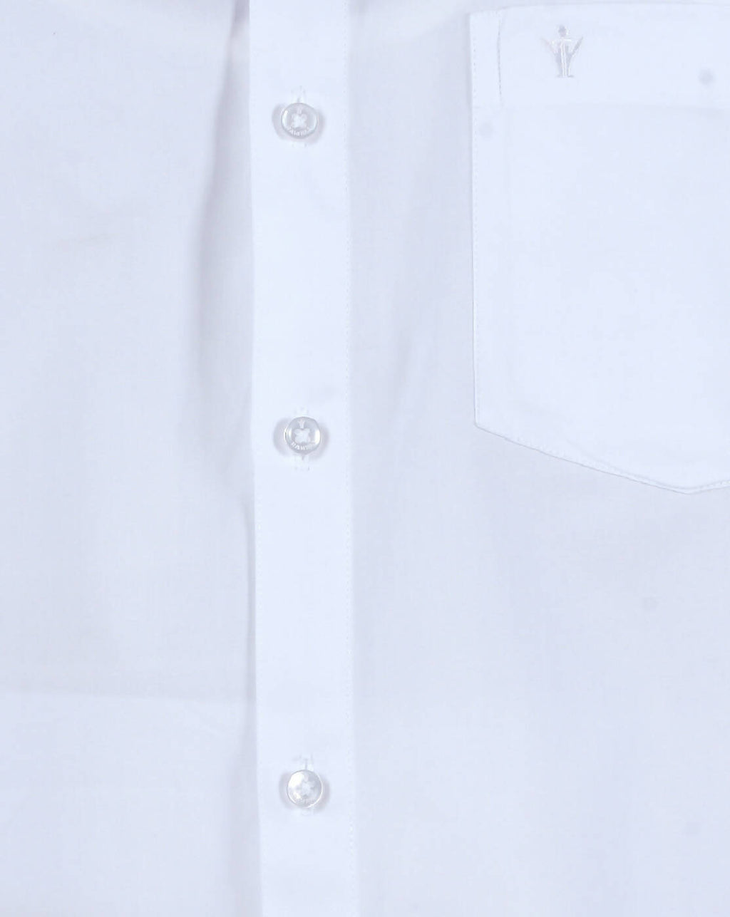 Ramraj Cotton Mens 100% Cotton Half Sleeve White Shirt
