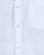 Ramraj Cotton Mens 100% Cotton Half Sleeve White Shirt