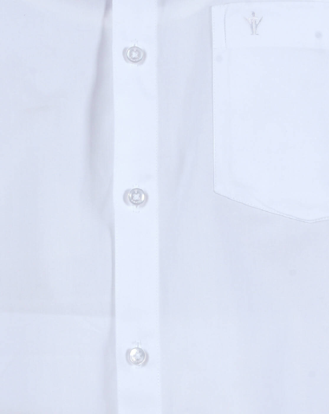 Ramraj Cotton Mens 100% Cotton Half Sleeve White Shirt