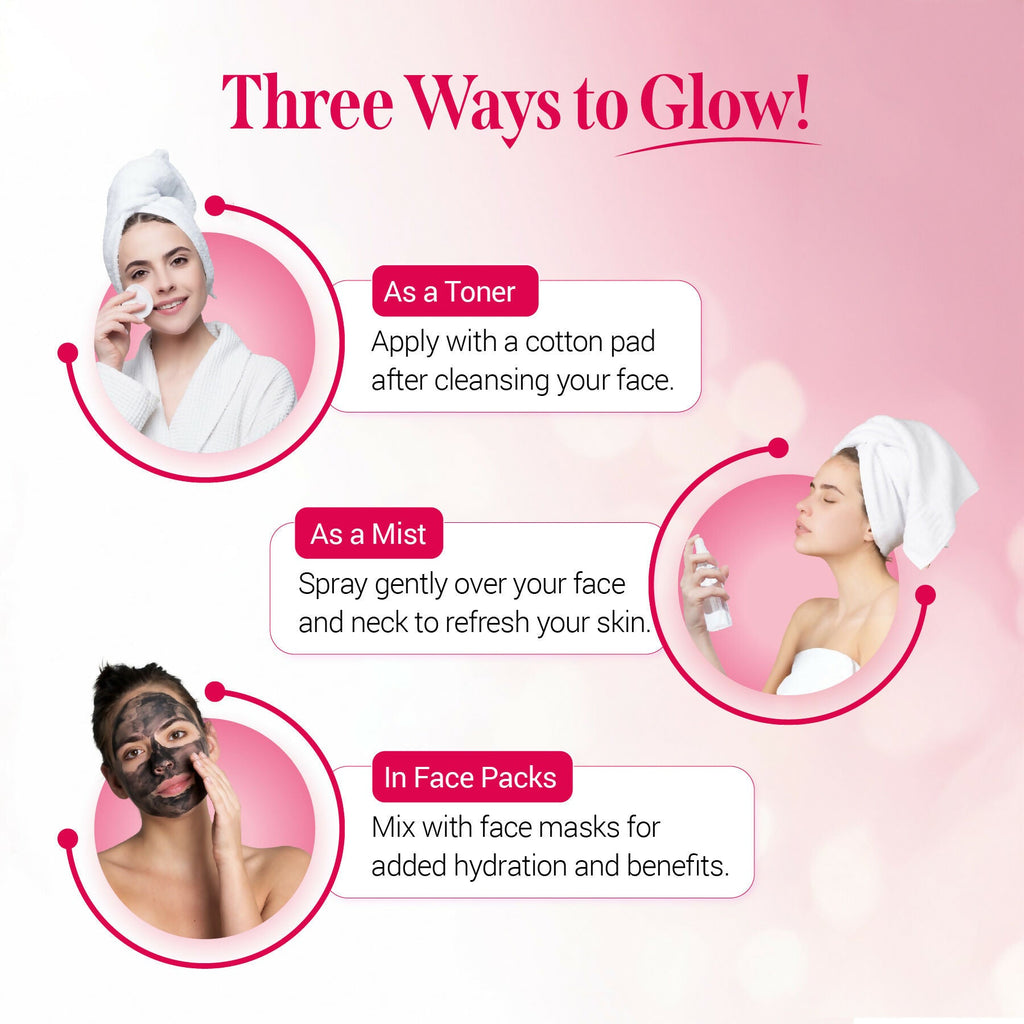 Nisha Refreshing Rose Water For Face - Distacart