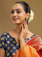 Ruby Raang Gold Dangler Earrings - Distacart