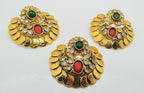 Multicolor Temple Pendant Set