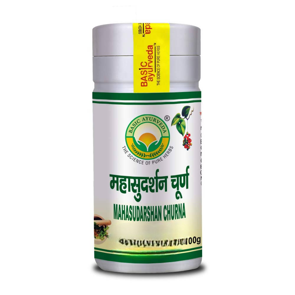 Basic Ayurveda Mahasudarshan Churna - Distacart