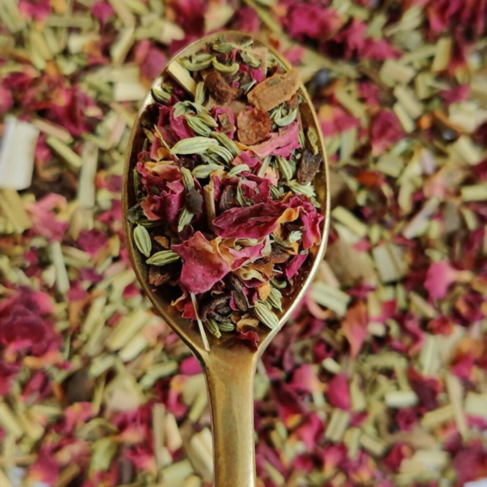 Shuddh Natural Calming Stress Relief Inside-Out Detox Shaanti Floral Tisane - Distacart