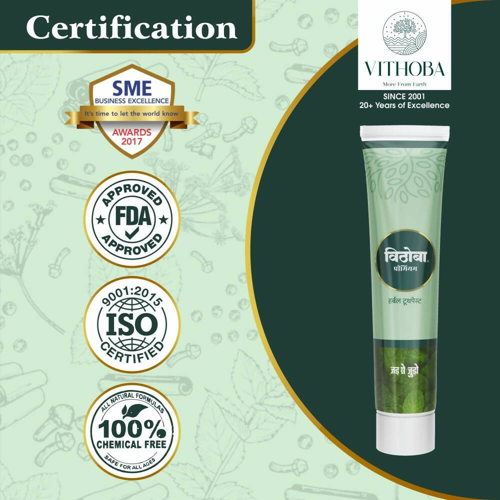 Vithoba Ayurvedic Premium Herbal Toothpaste