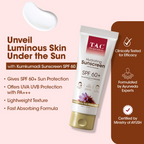 TAC - The Ayurveda Co. Kumkumadi Hydrating Sunscreen SPF 60+ PA++++