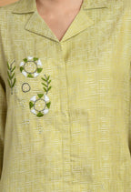 Joban Fashion L.Green Cotton Kurta Set