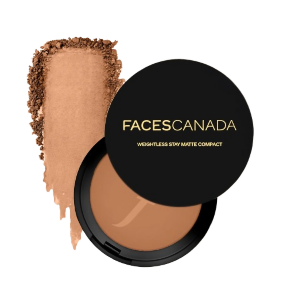 Faces Canada Compact Powder - Face Powder with SPF 20 - Natural Almond 06 - Distacart