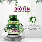 Himalayan Organics Biotin 10000 Mcg with Keratin, Amino Acids 