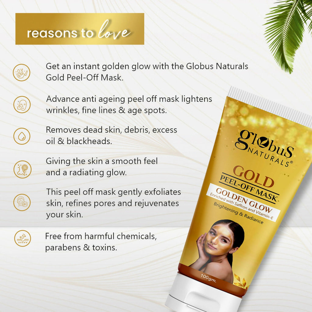Globus Naturals Gold Peel Off Mask