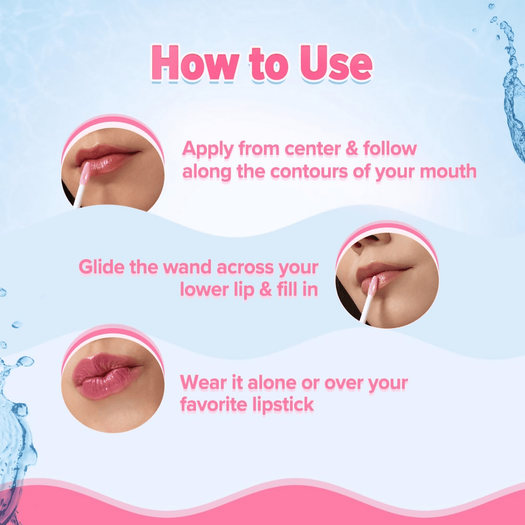 Aqualogica Plump+ Pouty Li-Ph Gloss - Watermelon Slice - Limited Time Offer - Distacart