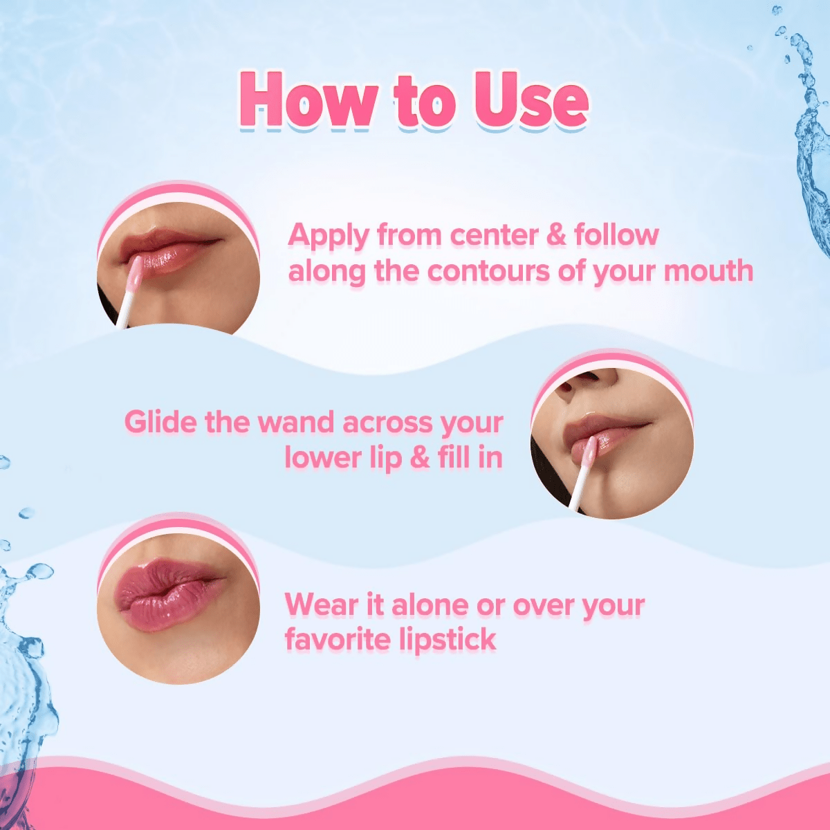 Aqualogica Plump+ Pouty Li-Ph Gloss - Watermelon Slice - Limited Time Offer - Distacart