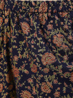 Vamika Printed Rayon Navy Blue Party Wear/Casual Wear Kurta Set/Suit - Distacart