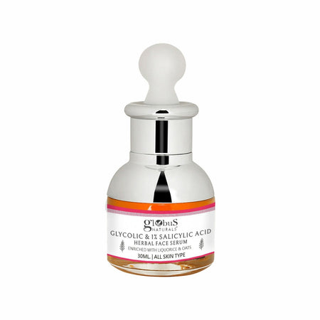 Globus Naturals Glycolic & 1% Salicylic Acid Anti Acne Face Serum
