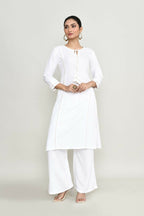 Joban Fashion White Rayon Tunic