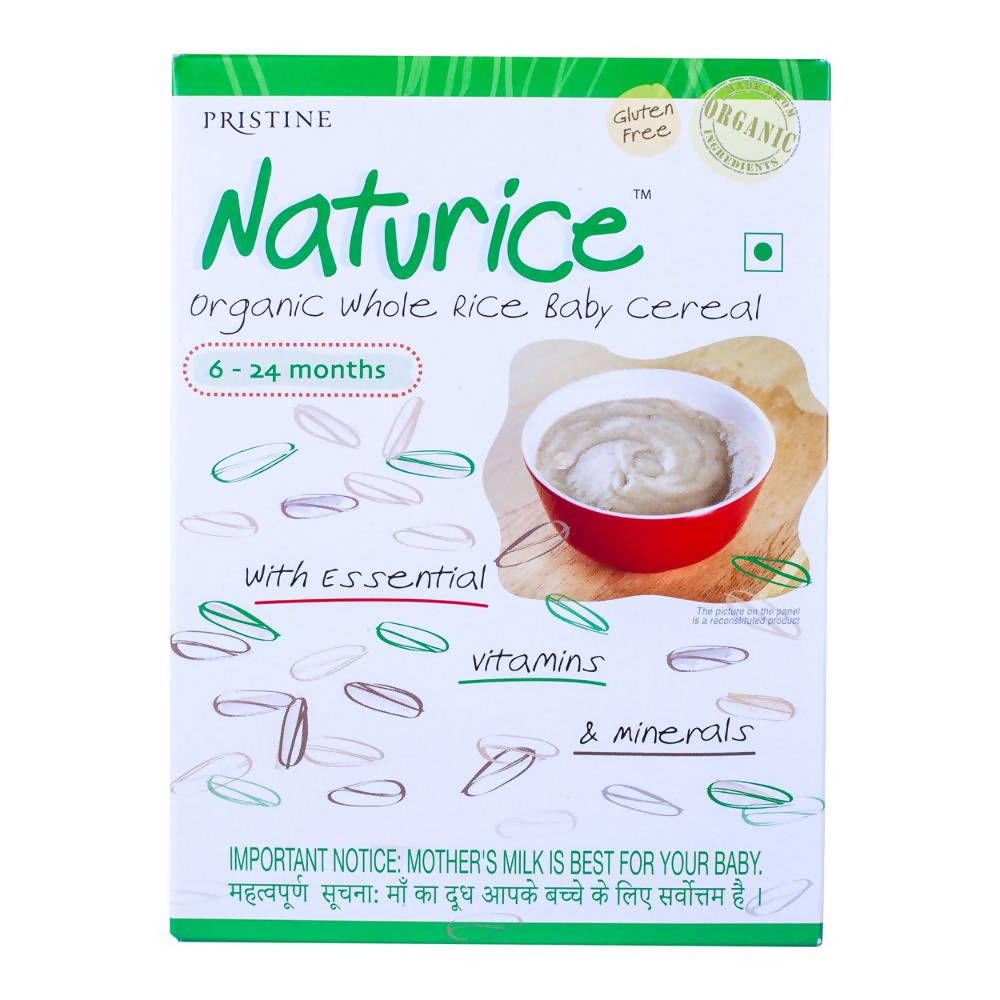 Pristine Naturice ? Organic Whole Rice Baby Cereal
