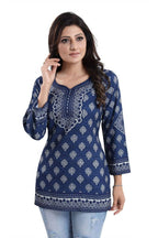 Snehal Creations Bright as Summer Cool Printed Tunic Top