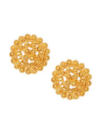 Ruby Raang Golden Necklace with Studs