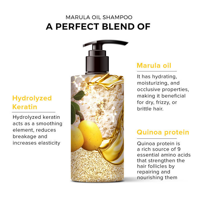 De Fabulous Marula Oil Sulphate Free Shampoo For All Hair Types