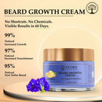 Ivory Natural Beard Growth Cream - Biotin Boosted Hair Follicle For New Hair Cycle