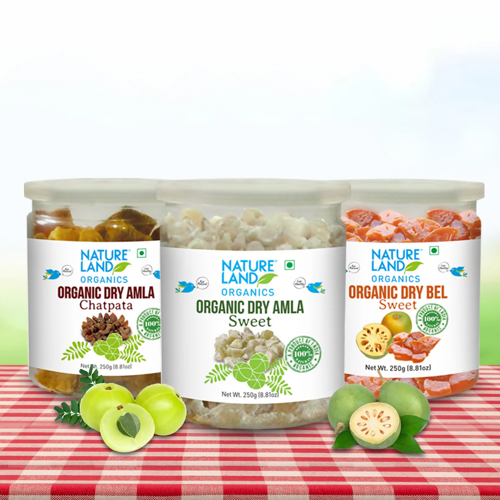 Nature Land Organics Candies Jars