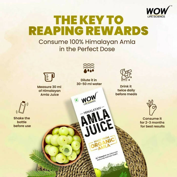 Wow Life Science Himalayan Amla Juice - Distacart