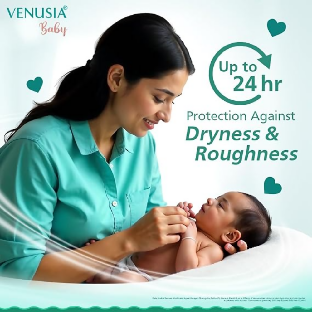 Dr. Reddy's Venusia Baby Intensive Moisturizing Lotion | For Dry & Ultra Dry Skin | Paraben, Sulphate & Phthalate-Free