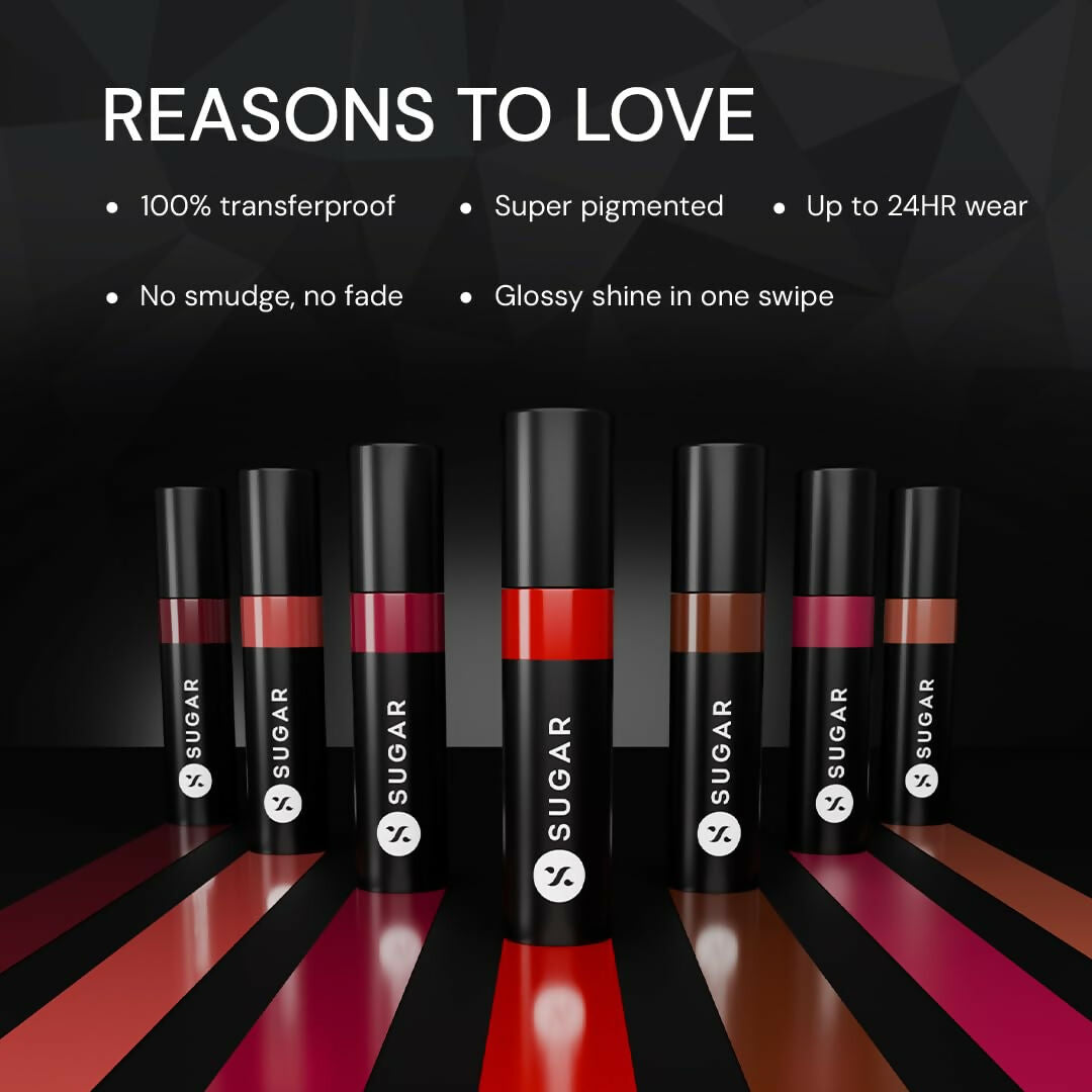 Sugar Cosmetics Partner In Shine Transferproof Lip Gloss - 13 Mulberry Merlot