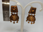 Terracotta Dazzling Temple Jhumkas
