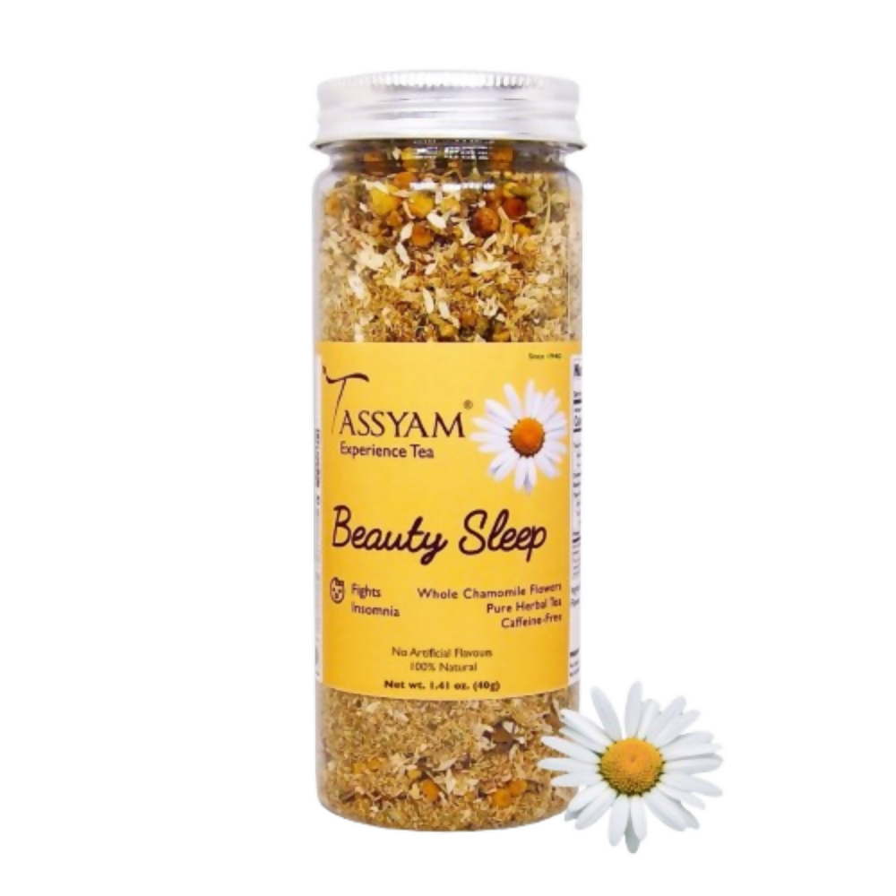 Tassyam Organics Beauty Sleep Chamomile Herbal Tisane - Distacart