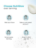 NutriGlow Advanced Organic De Tan Creme Scrub