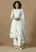 Joban Fashion White Cotton Kurta Set