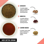 Just Vedic Her Detox Drink Mix - Distacart