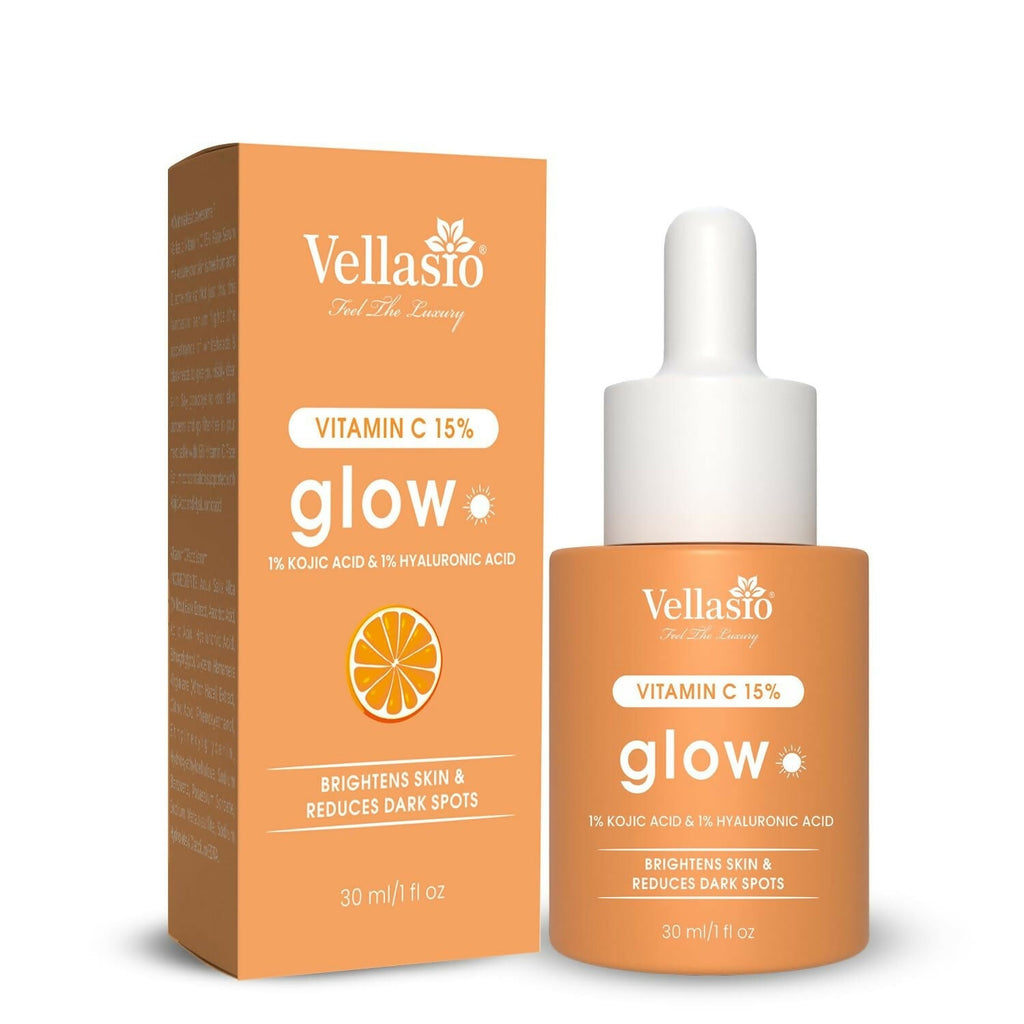 Vellasio 15% Vitamin C Serum with Hyaluronic Acid & Kojic Acid
