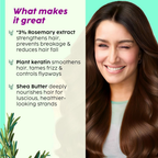 PLIX The Plant Fix Rosemary Anti-Hair Fall Treatment Advanced Hair Mask With 3% Rosemary Extract