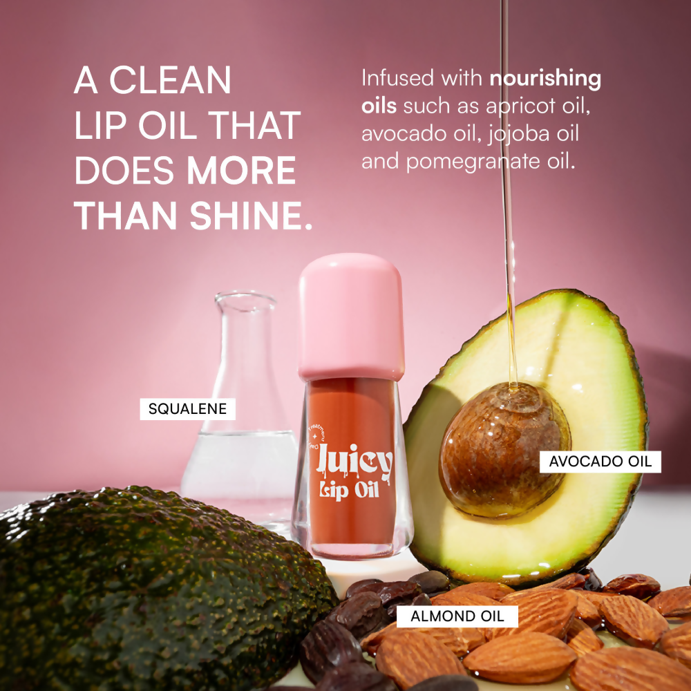Gush Beauty Balmy Glossy Tinted Lip Oil - Rich Berry