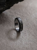 NVR Men's Silver Metal Ring