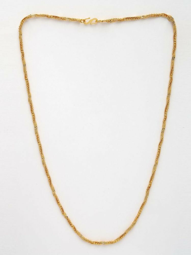 NVR Women Gold Plated Handcrafted Minimal Chain - Distacart