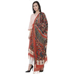 A R Silk Modal Kalamkari Print Fancy Dupatta Color Multi Print Dupatta or Chunni