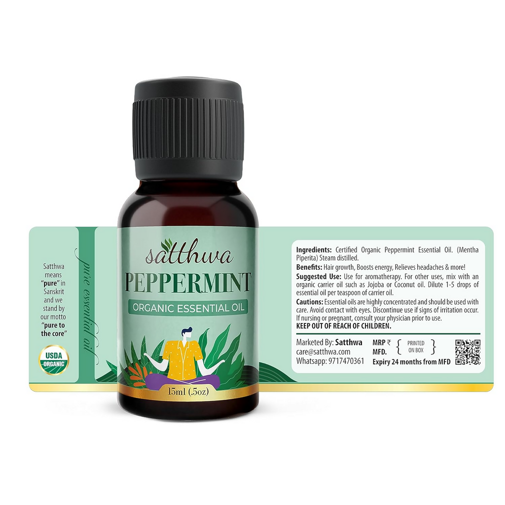 Satthwa Organic Peppermint Essential Oil