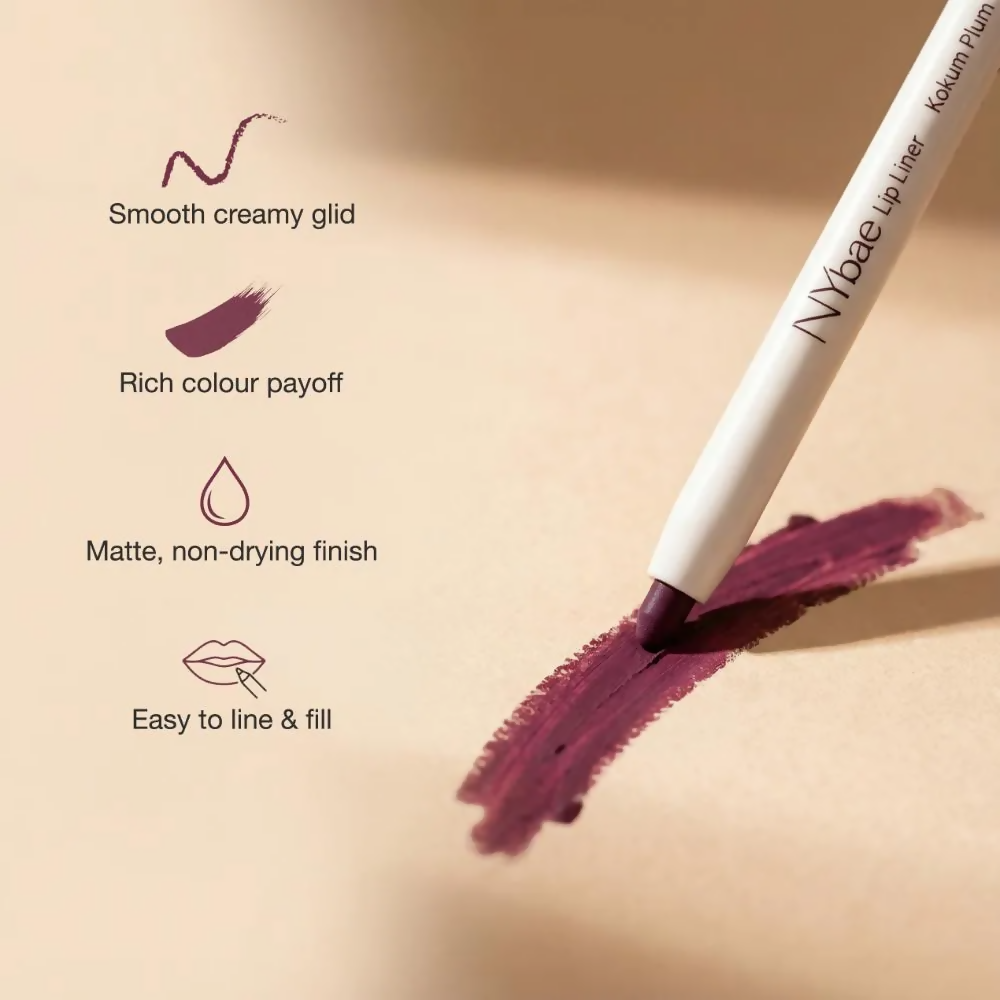 NY Bae 2-in-1 Lip Liner & Lip Colour - Kokum Plum - Distacart