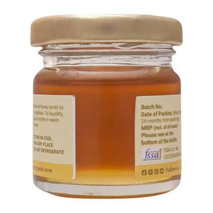 Shiva Organic Lemon Infused Organic Honey 50 gm 100% Natural Organic & Pure Honey - Distacart