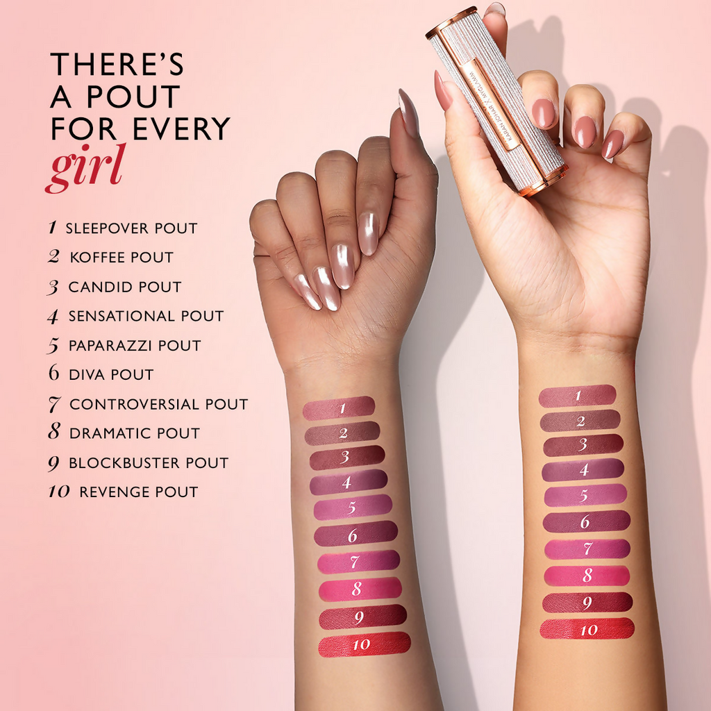 MyGlamm Pout By Karan Johar Intense Matte Plumping Lipstick - Sensational Pout
