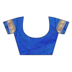 Vamika Banarasi Jaquard Blue Weaving Saree