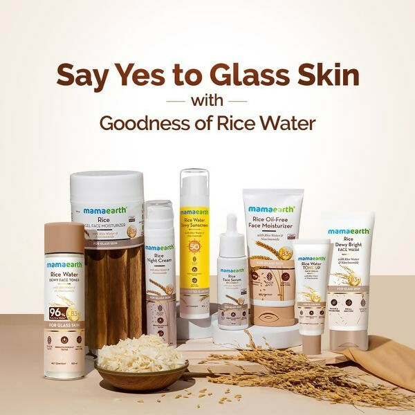 Mamaearth Rice Dewy Bright Face Wash With Rice Water & Niacinamide for Glass Skin - Distacart