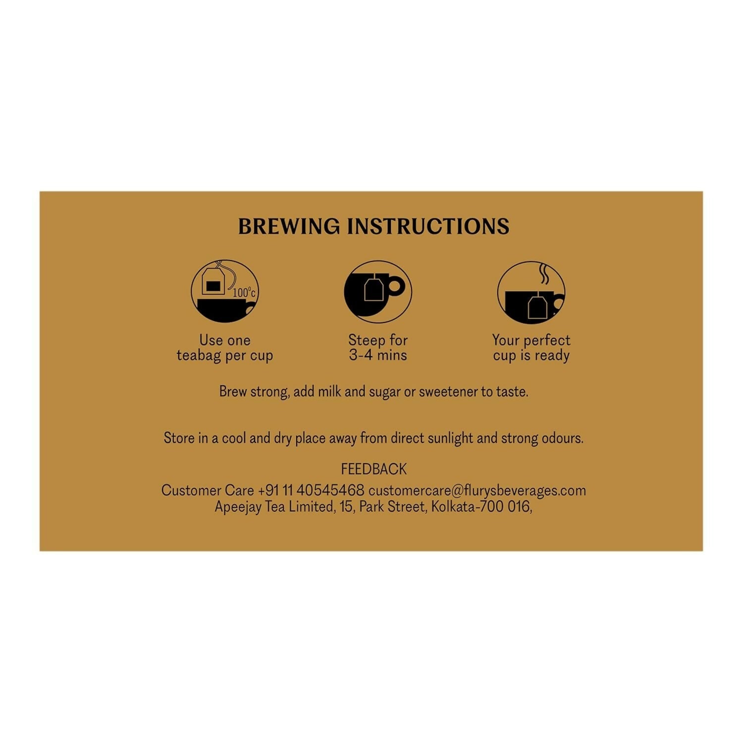 Flurys Distinctive English Breakfast Black Tea Bags - Distacart