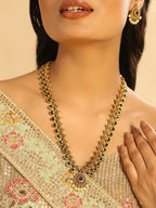 Nuyug 18K Gold Plated Temple Bliss Minimal Necklace Set