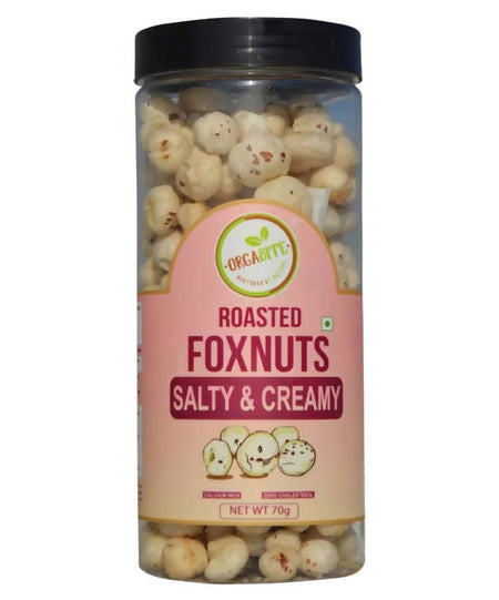 Orgabite Roasted Foxnuts Salty & Creamy