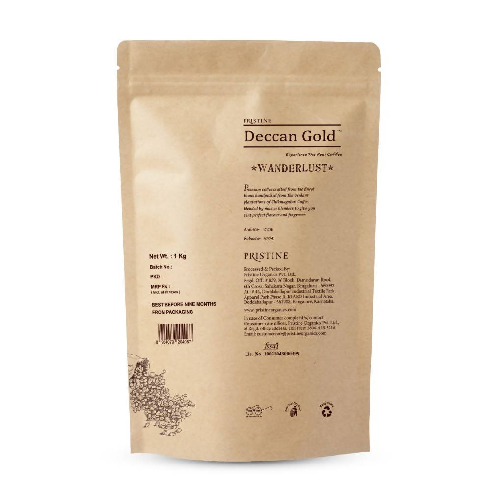 Pristine Deccan Gold Wanderlust Coffee Beans