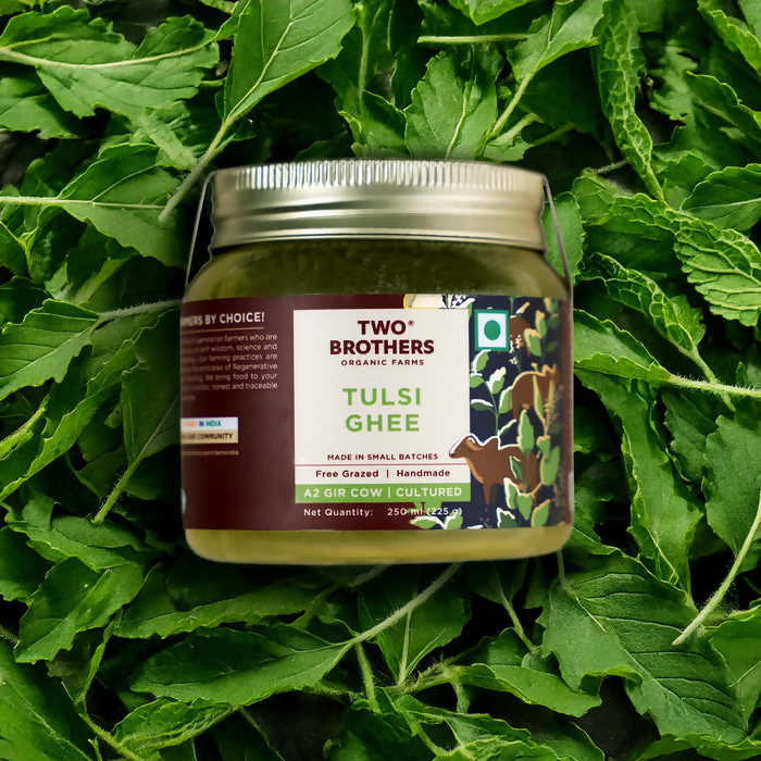 Two Brothers Organic Farms Tulsi Ghee - Distacart